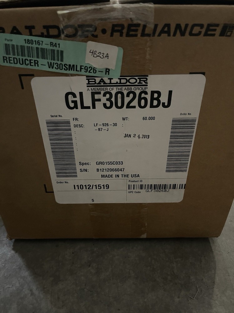 Baldor GLF3026BJ Reducer