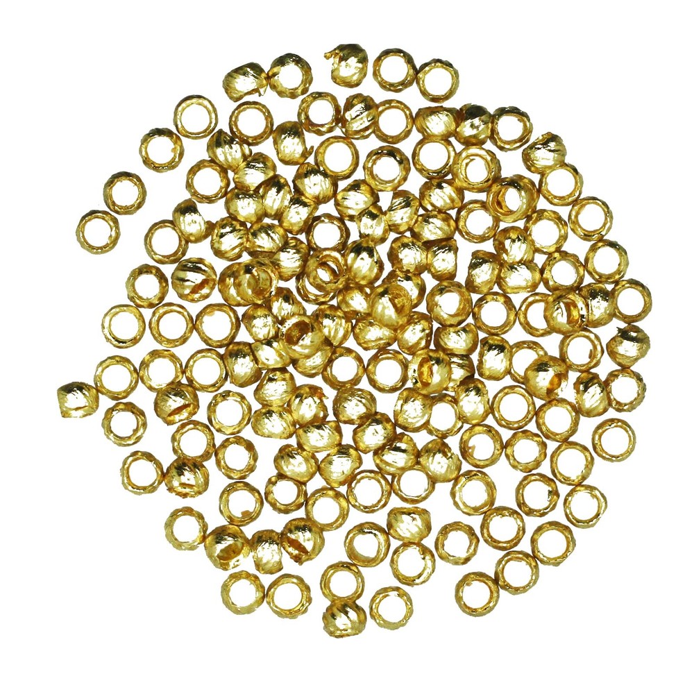 Crimp Beads gold for Softflex Tigertail Wire 100pc