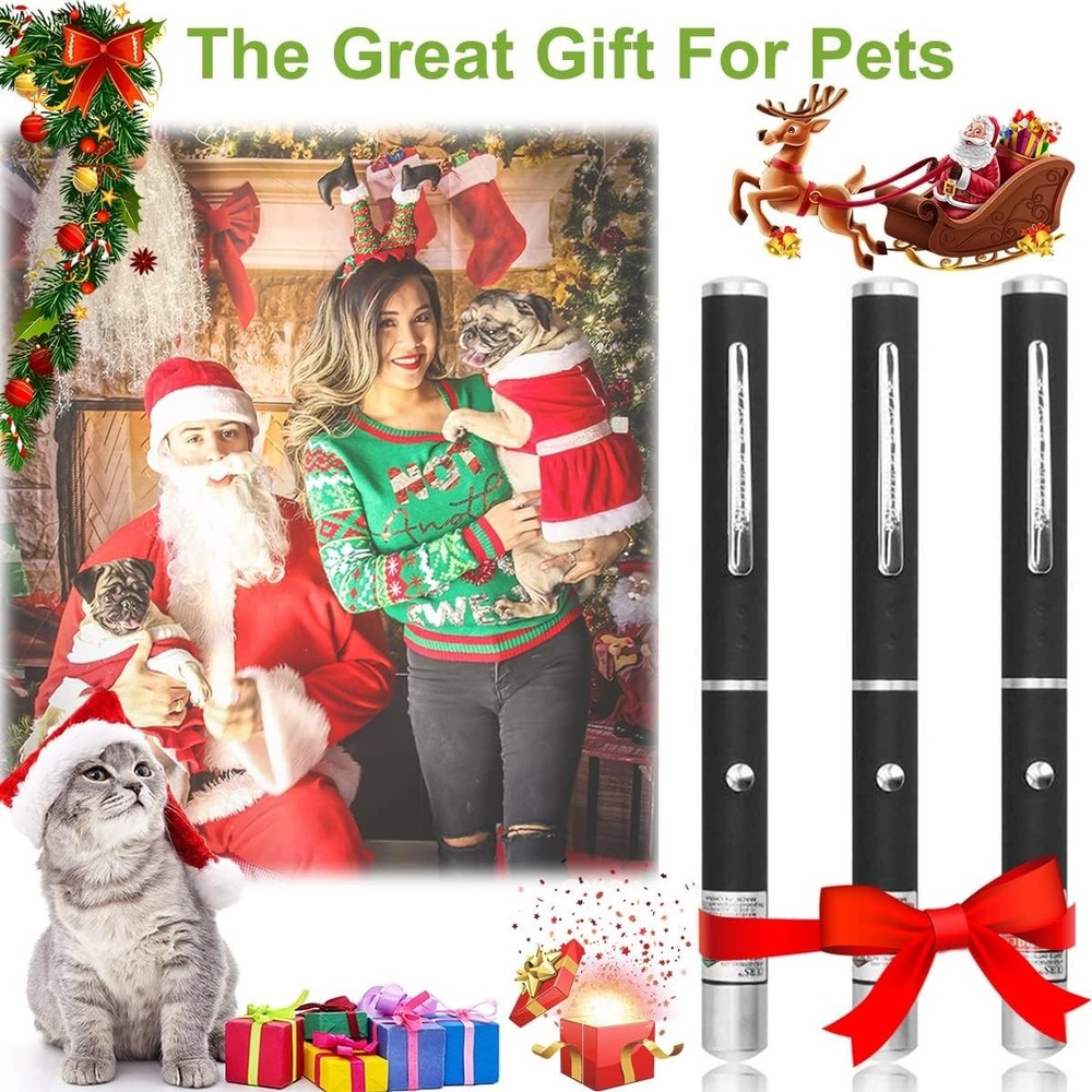 High-Quality Laser Pointer Set for Cats & Dogs - Essential Indoor Training Tools