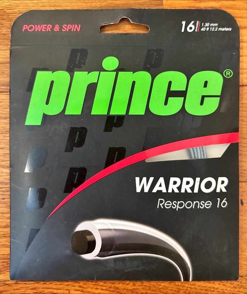 Prince Warrior Response 16 Tennis String - Gray