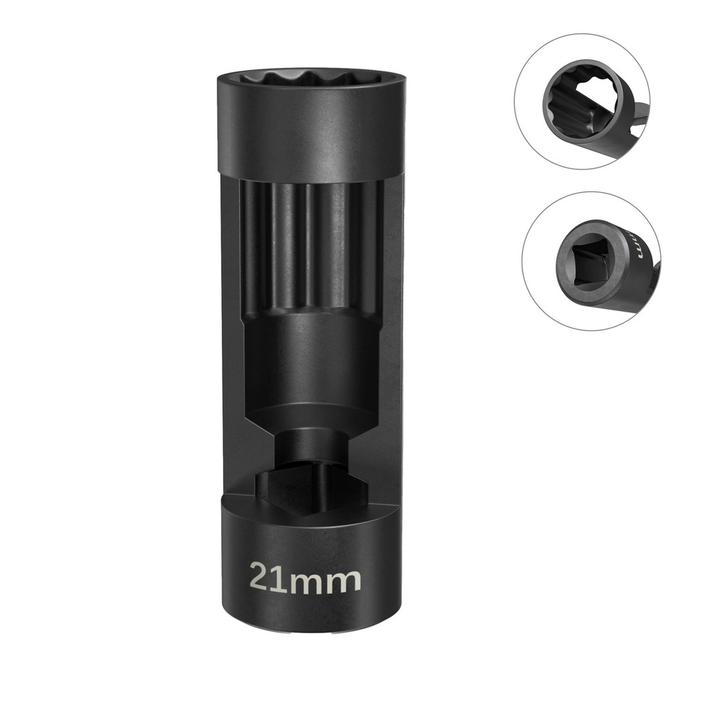 Suspension Strut Socket Tool - 12 Point 1/2" Drive Nut Socket for Easy Remova...
