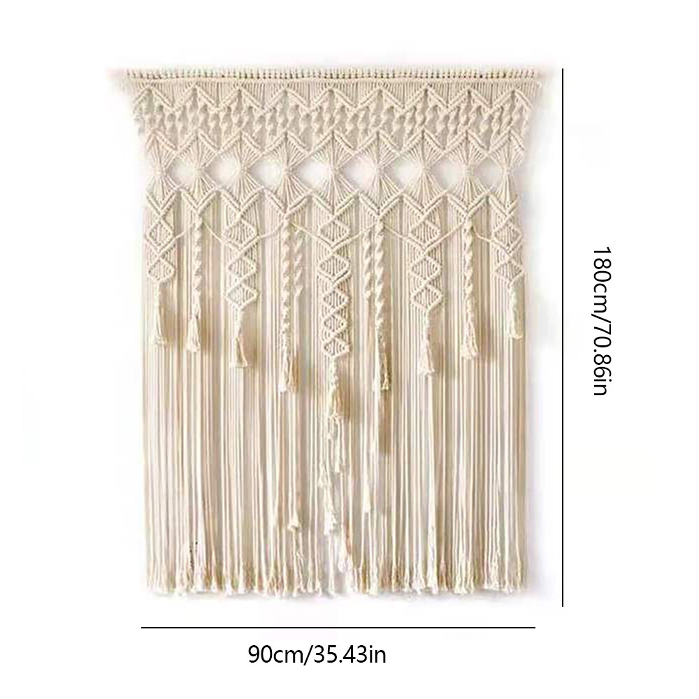 Handcrafted Macrame Door Curtain ?C Elegant Boho Home Decor Backdrop