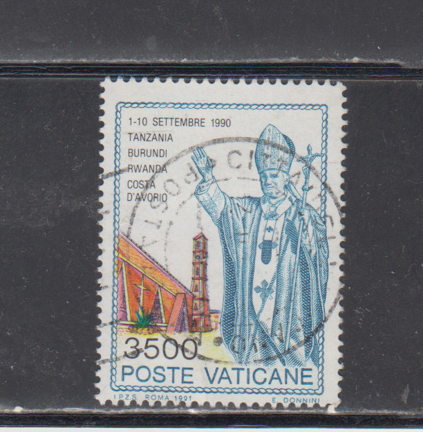 VATICAN :  1991 - USED  - SCOTT #  894