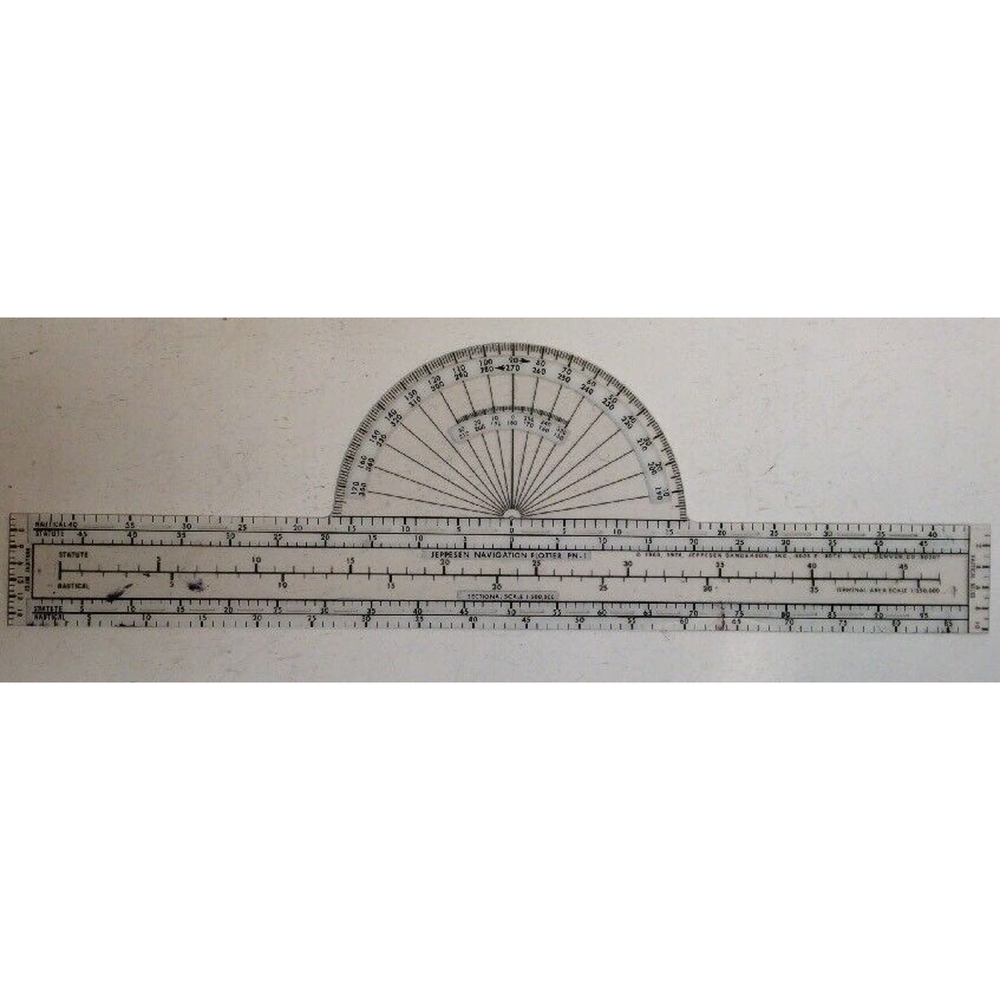 Jeppesen Navigation Plotter PN-1 Sectional & WAC Charts Aviation Tool