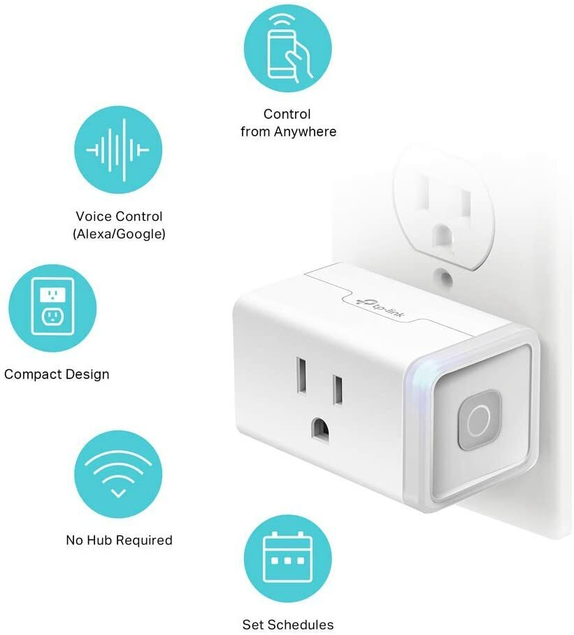 TP-Link Kasa Smart Wi-Fi Plug Mini - White Model HS105