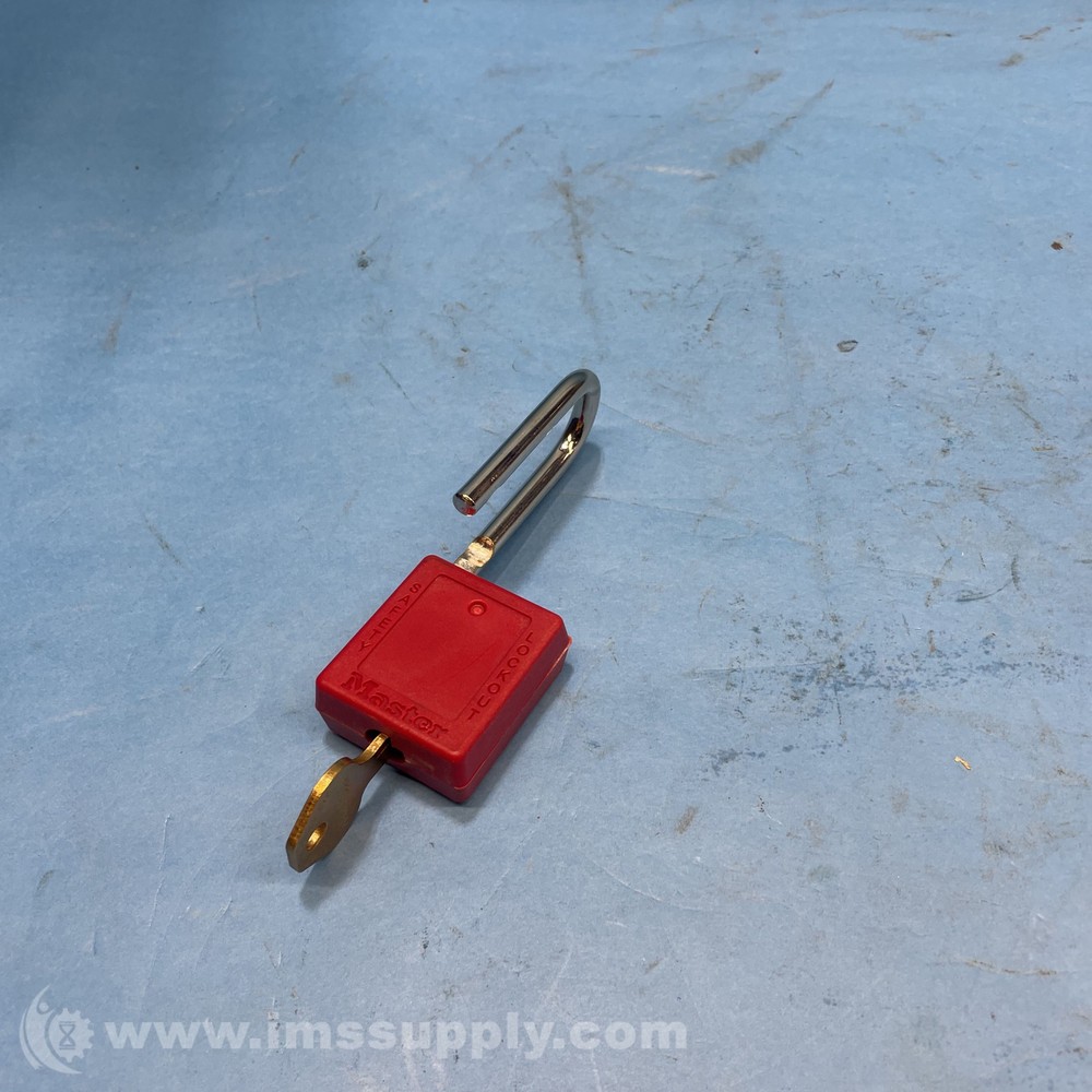 Master Lock 410RED Red Safety Padlock FNOB
