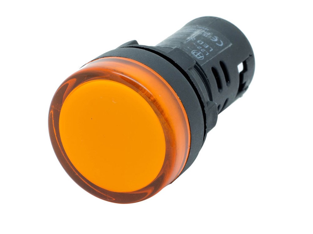 L22 ATI Amber LED Pilot Panel Indicator Light 22mm 24V DC