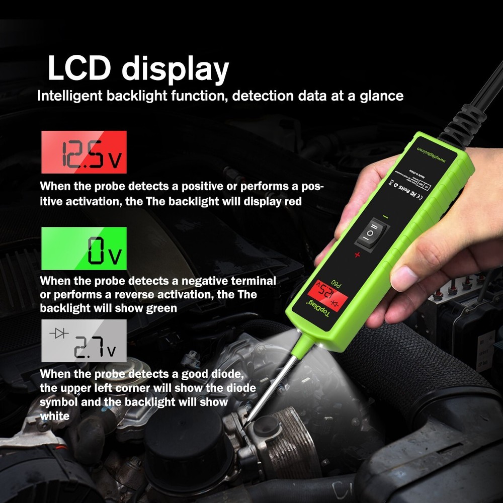 TopDiag P60 Electrical Circuit Tester help solve Automotive electrical problems