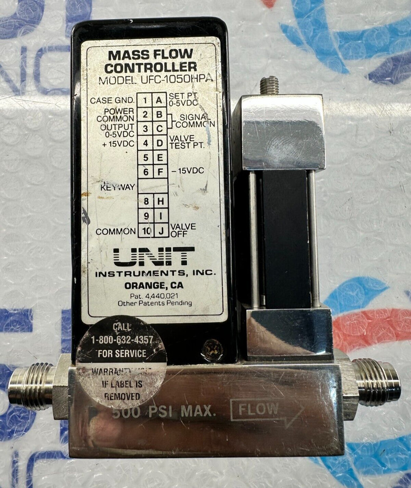 Unit, UFC-1050HPA, Mass Flow Controller Range 2 SLM, Gas N2