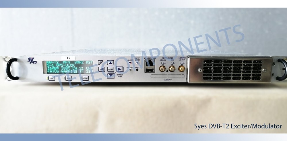 TV digital Syes DVB-T2 Exciter/Modulator 1 watt / transmitter