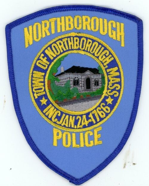 MASSACHUSETTS MA NORTHBOROUGH POLICE NICE SHOULDER PATCH SHERIFF