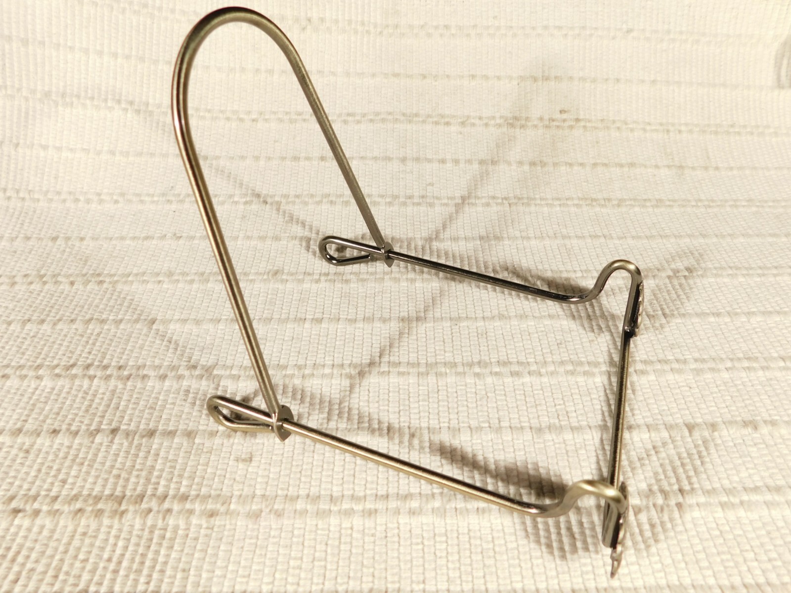 Easel Display Stand Metal Medium Size Adjustable Sea Shell Design