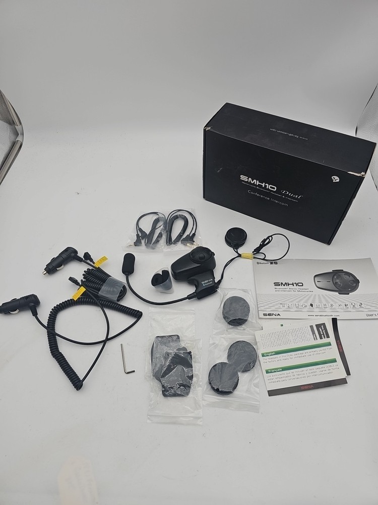 Sena SMH10 Dual Motorcycle Bluetooth Intercom Set Used