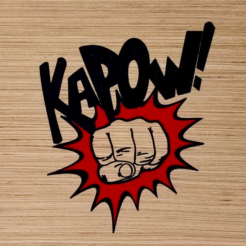 KaPow Comic Book Storage Box with Lid - Safely Stores Your Comic Book Collection