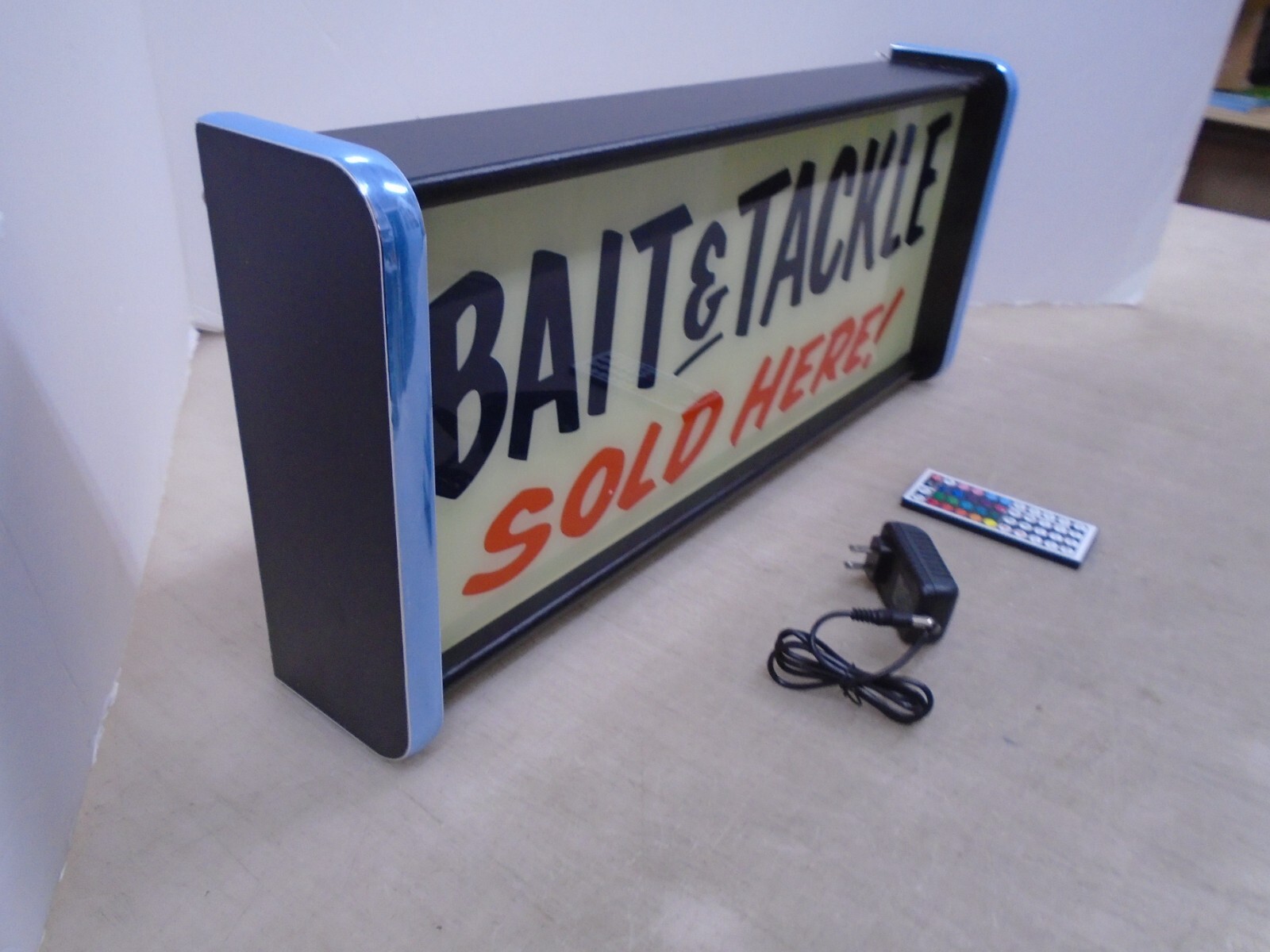 Bait & Tackle sold here LED Display light sign box