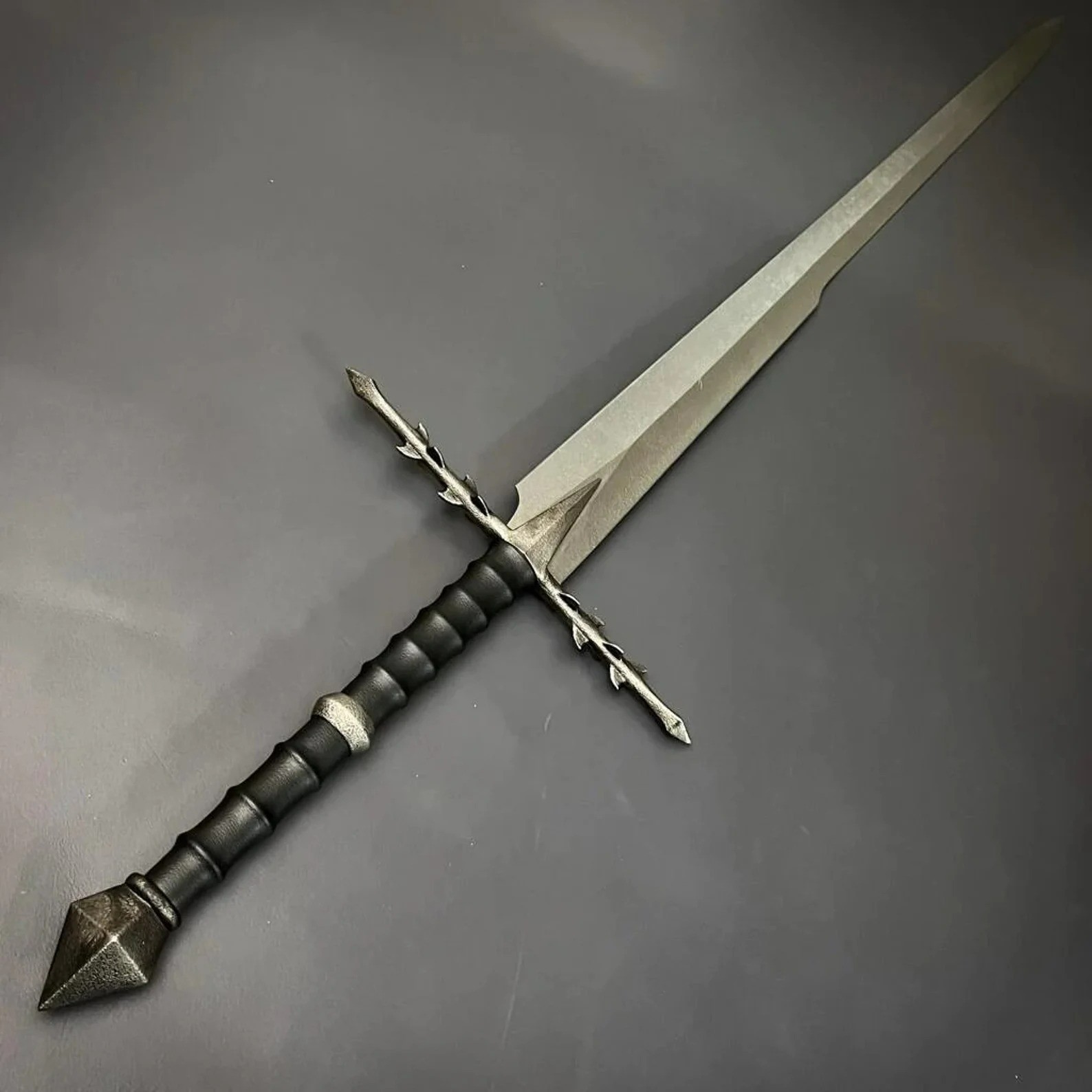Handmade Sword of the Ringwraiths Prop Replica with Wall Plaque