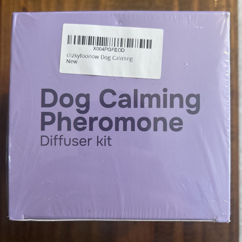 Dog Calming Pheromone Diffuser Kit 2 Pack Spray Control Purple