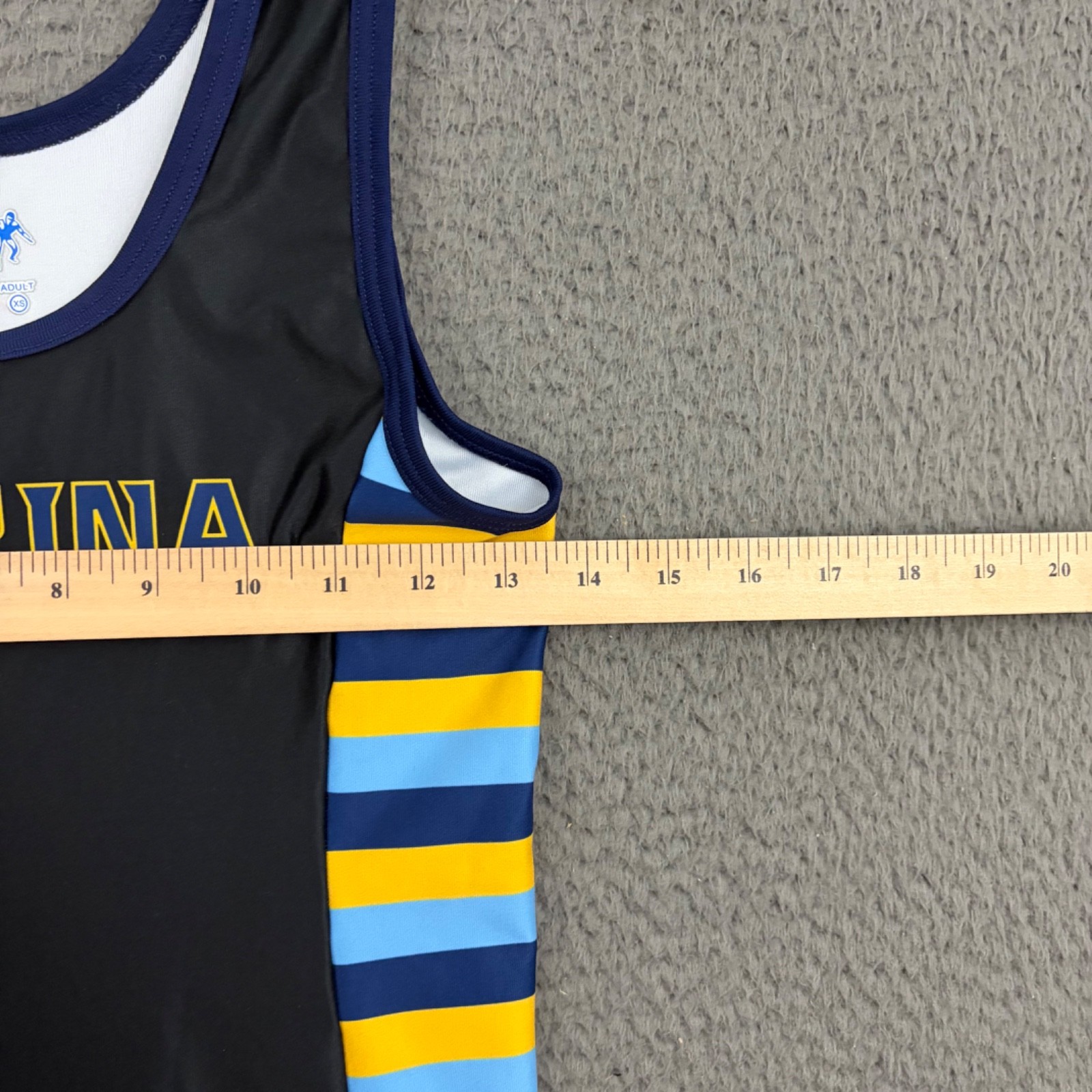 Matman Match Worn Wrestling Singlet Mens XS Marina High School Spandex Sports