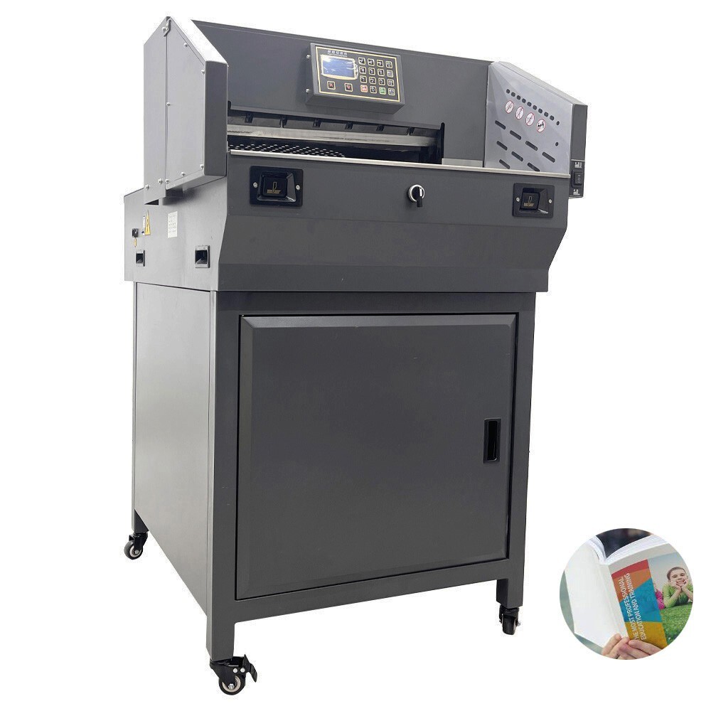 Electric Program-control Paper Cutting Machine Stand Paper Cutter 110V 19.29inch