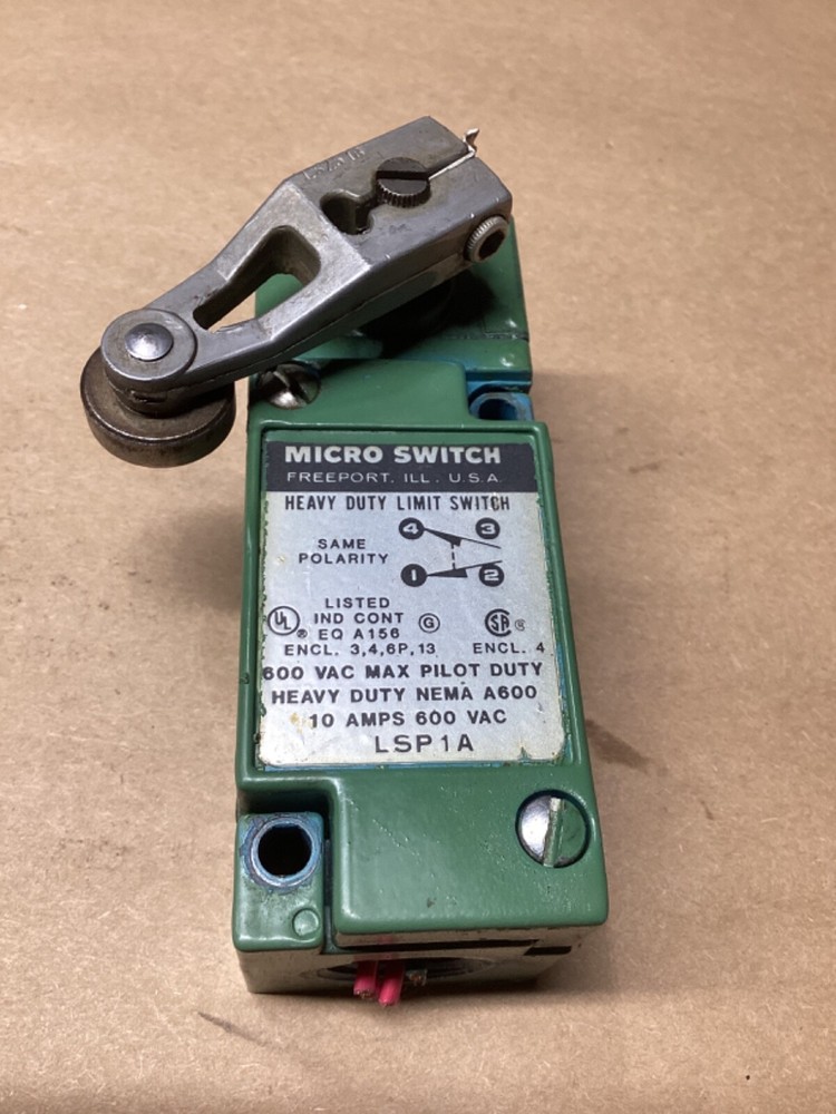 MICRO SWITCH LSP1A LIMIT SWITCH #110G80PR7