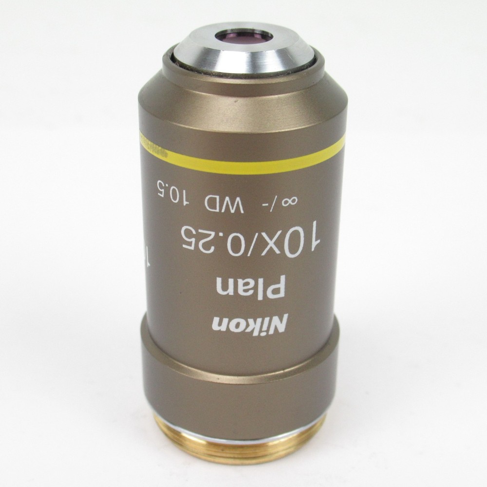 NIKON PLAN 10X/0.25 CFI ECLIPSE INFINTY CORRECTED MICROSCOPE OBJECTIVE LENS