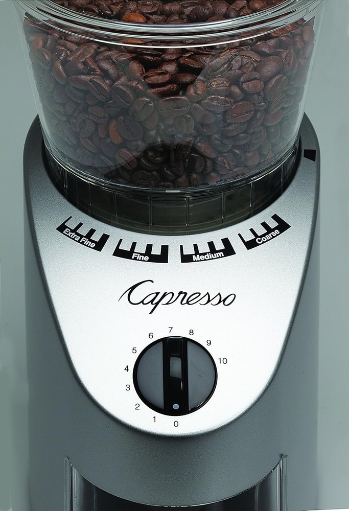 560.04 Infinity Conical Burr Grinder, Brushed Silver