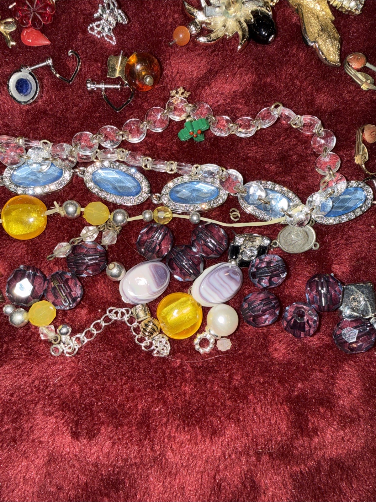 Broken / Mixed Small Lot Jewelry for Crafts Repurpose