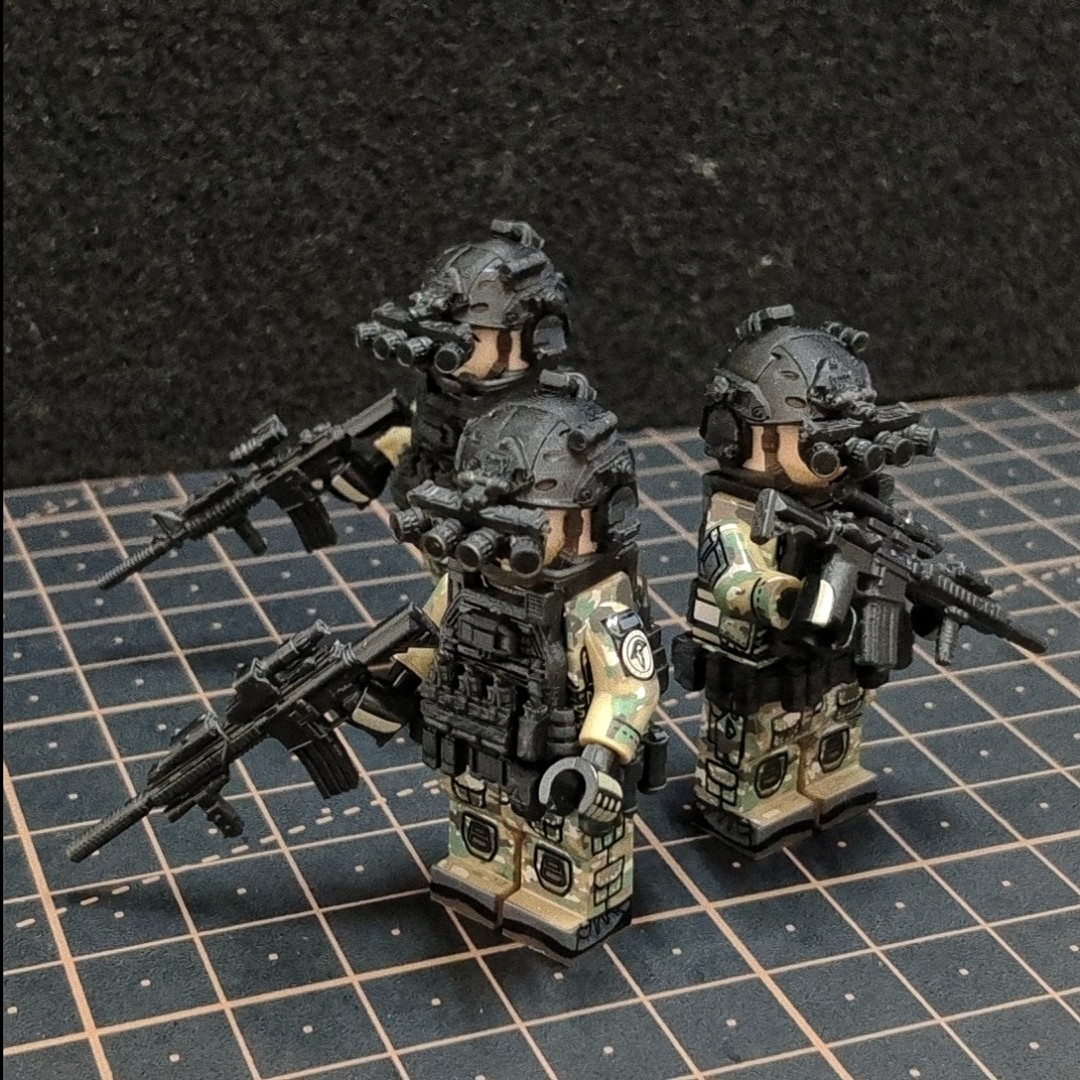 Covert Navy SEALs Operations Team Modern Brick Battle Set for Army