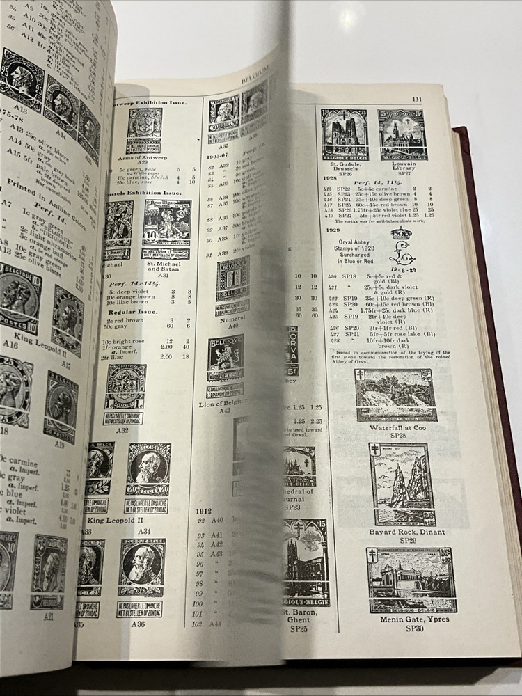 Standard Postage Stamp Catalogue 1935 91st Edition