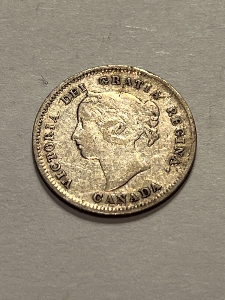 1888 Canadian 5 Cent Silver