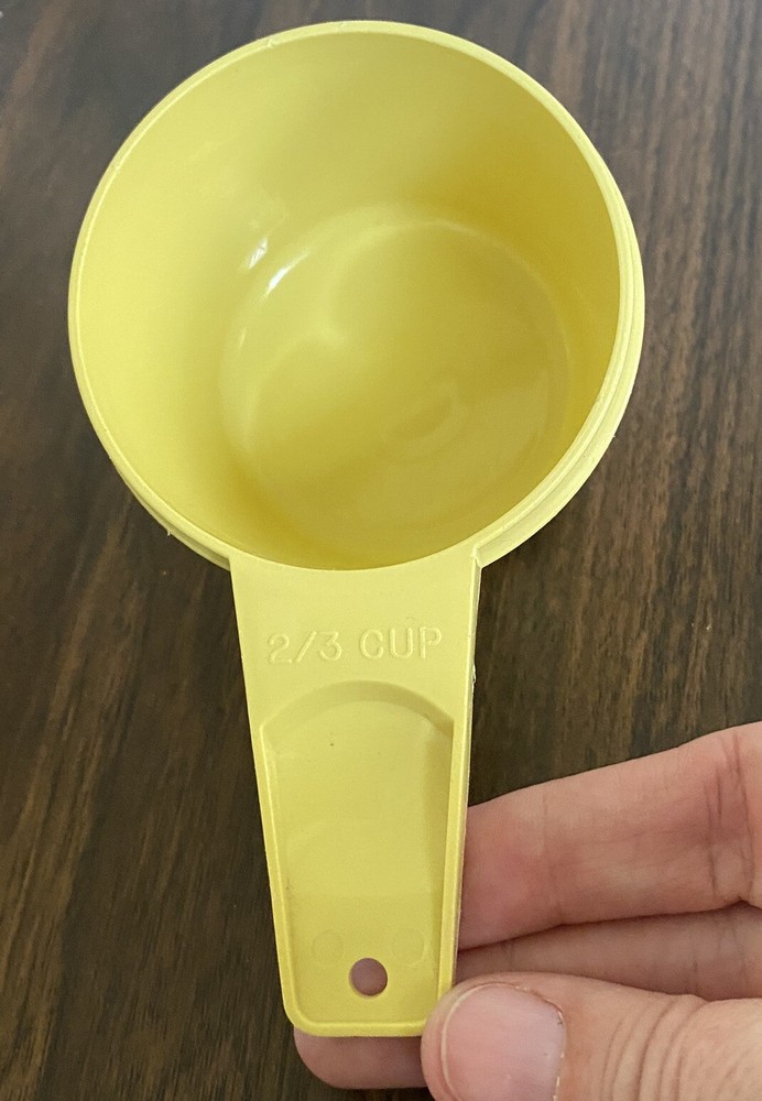 Tupperware Vintage 2/3 Cup Nesting Measuring Cup Yellow Replacement