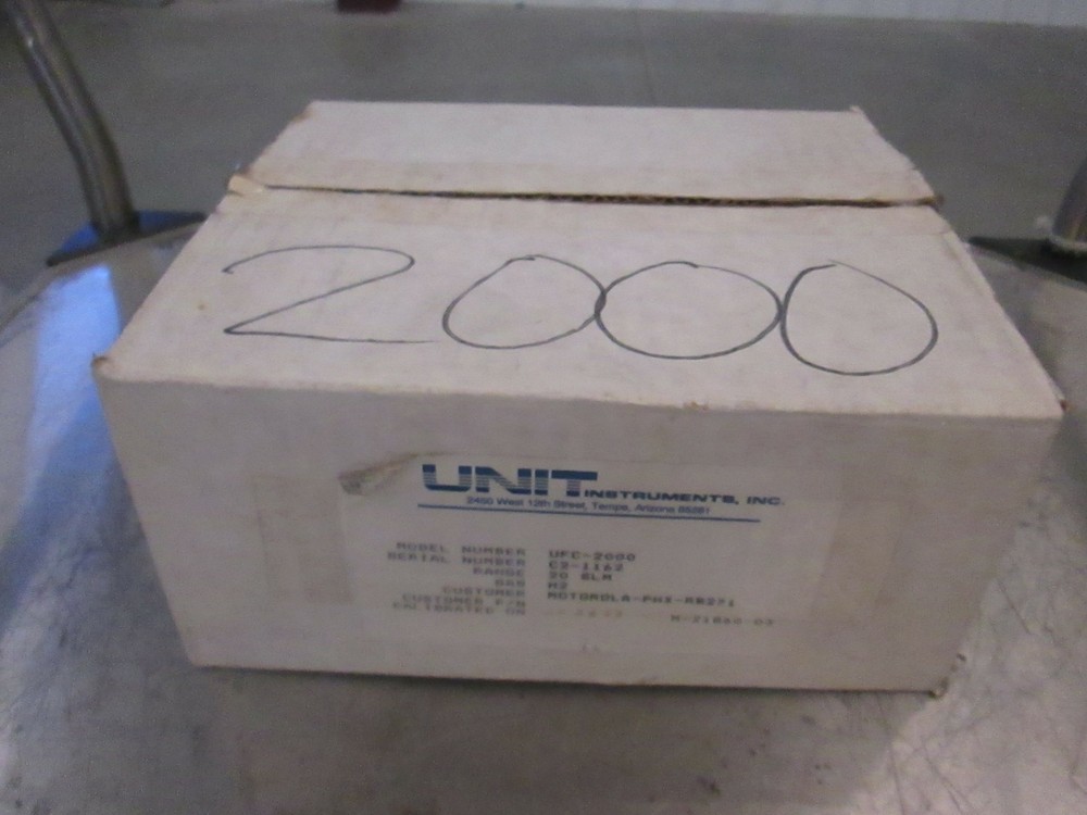 Unit UFC-2000 Mass Flow Controller MFC, H2, 20 SLM, Refurb