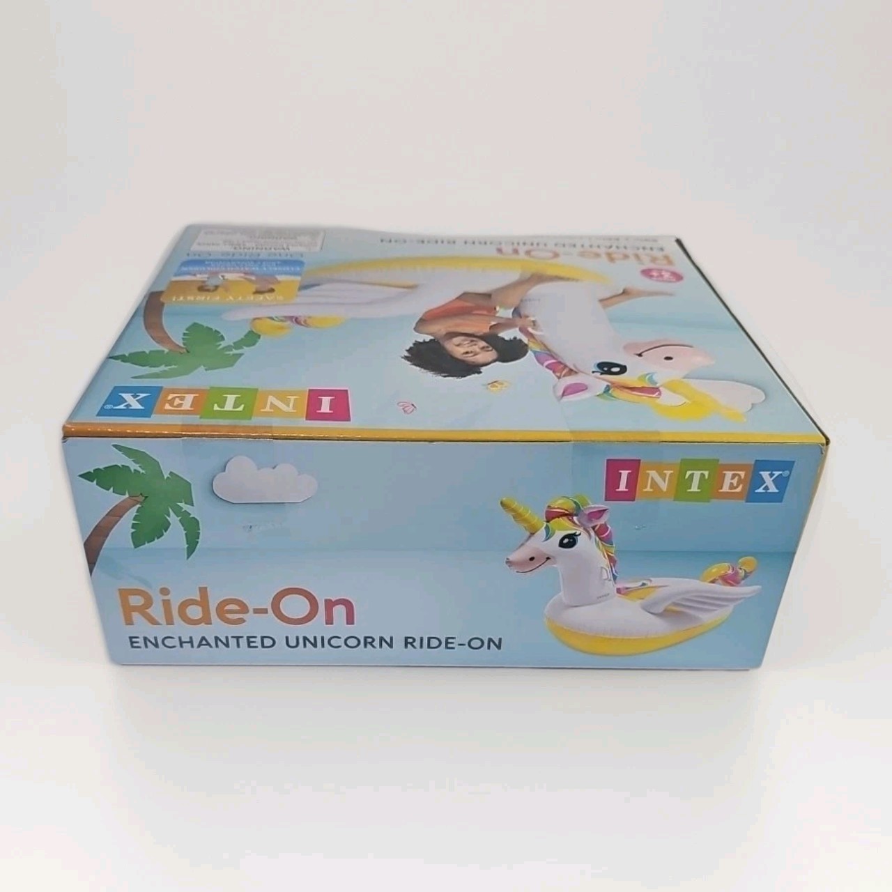 Intex Inflatable Enchanted Unicorn Ride ON 57561EP Approximate Deflated 89"X 68"