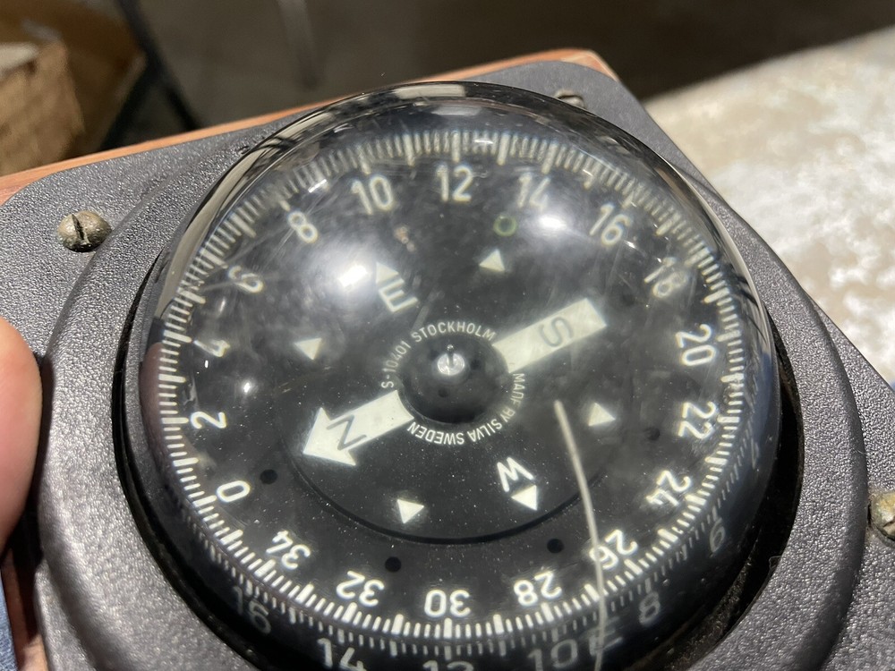 SILVA TYPE 100 MARINE NAVIGATION COMPASS…MADE IN SWEDEN