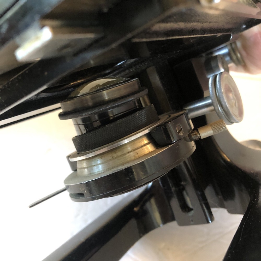 Rare Vintage Spencer Buffalo Stereo Microscope Three Objectives