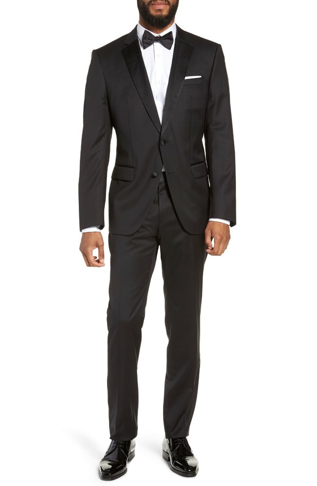 #342 JB BRITCHES Logan Solid Black Tuxedo Size 40 R