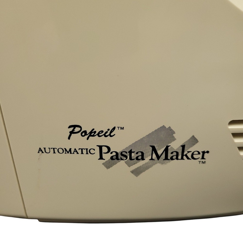Ronco Popeil P400 Automatic Pasta Maker Machine Electric Noodle Maker White