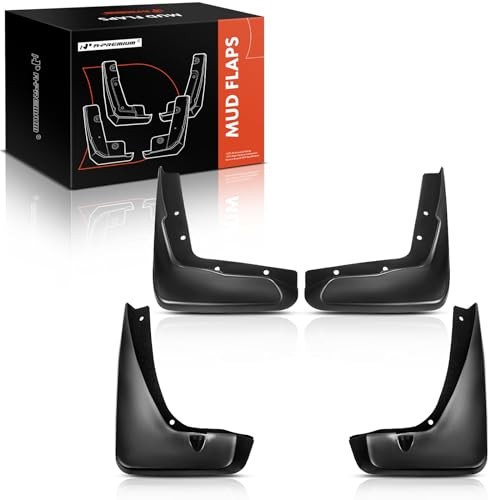 Set of 4PCS Mud Flaps Splash Guards Mudguards Mudflaps with Hardware Kits