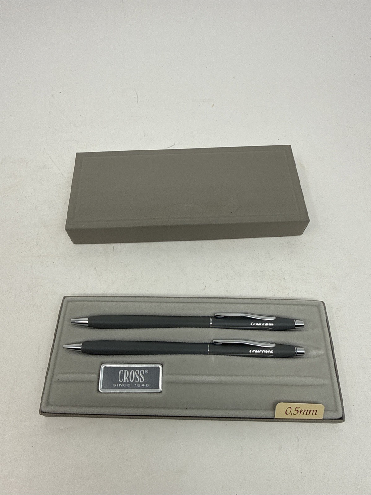 British Airways Concorde Aircraft Ballpoint Pen and Pencil Set AT Cross Unused