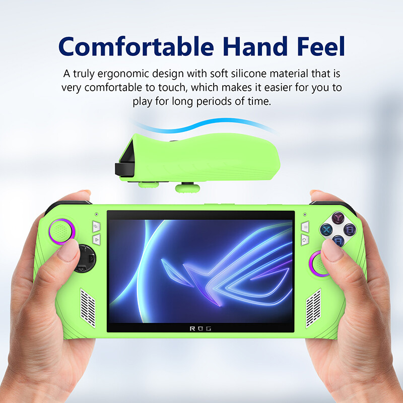For ASUS ROG Ally Game Console Silicone Protective Case Shell w/ Button Caps