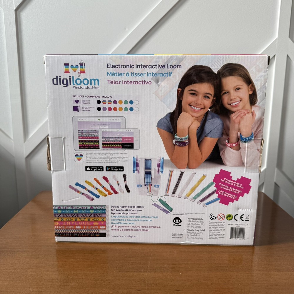 Digiloom Electronic Interactive Loom Starter Kit Create & Weave Bracelets Wowwee