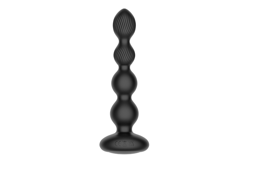 Nexus Tornado Probe Rotating & Vibrating Butt Plug Black