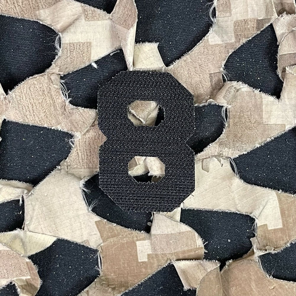 NEW Push Division Number Patch #8 - Lime