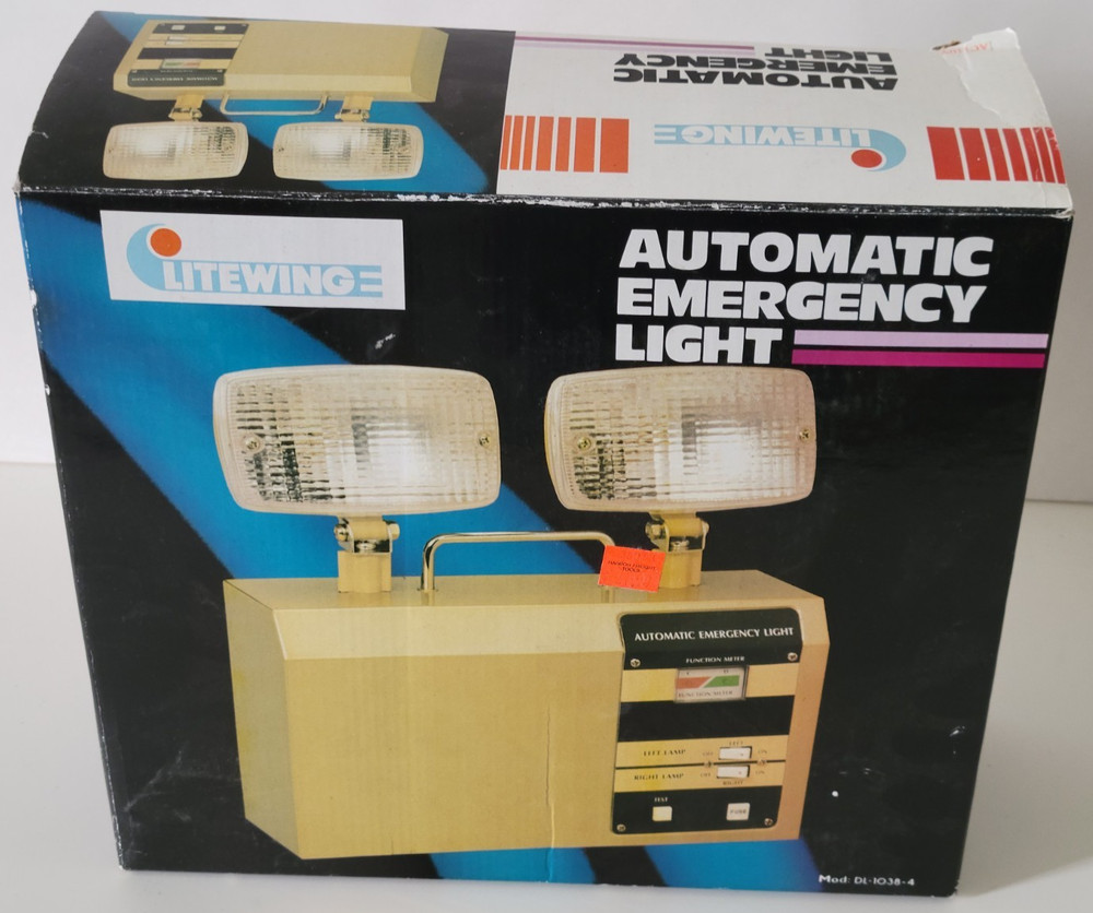 Automatic Emergency Light Model Color White SKU 38013