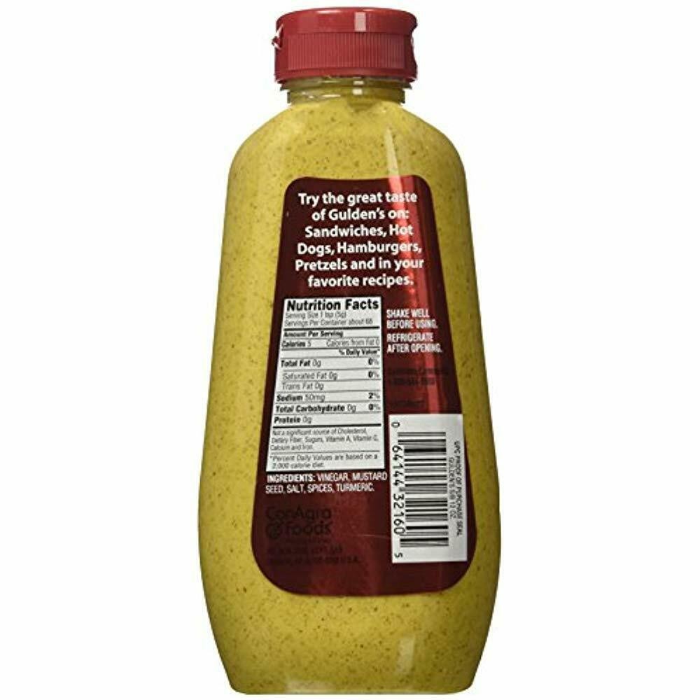 Gulden's Spicy Brown Mustard, 8 Ounce