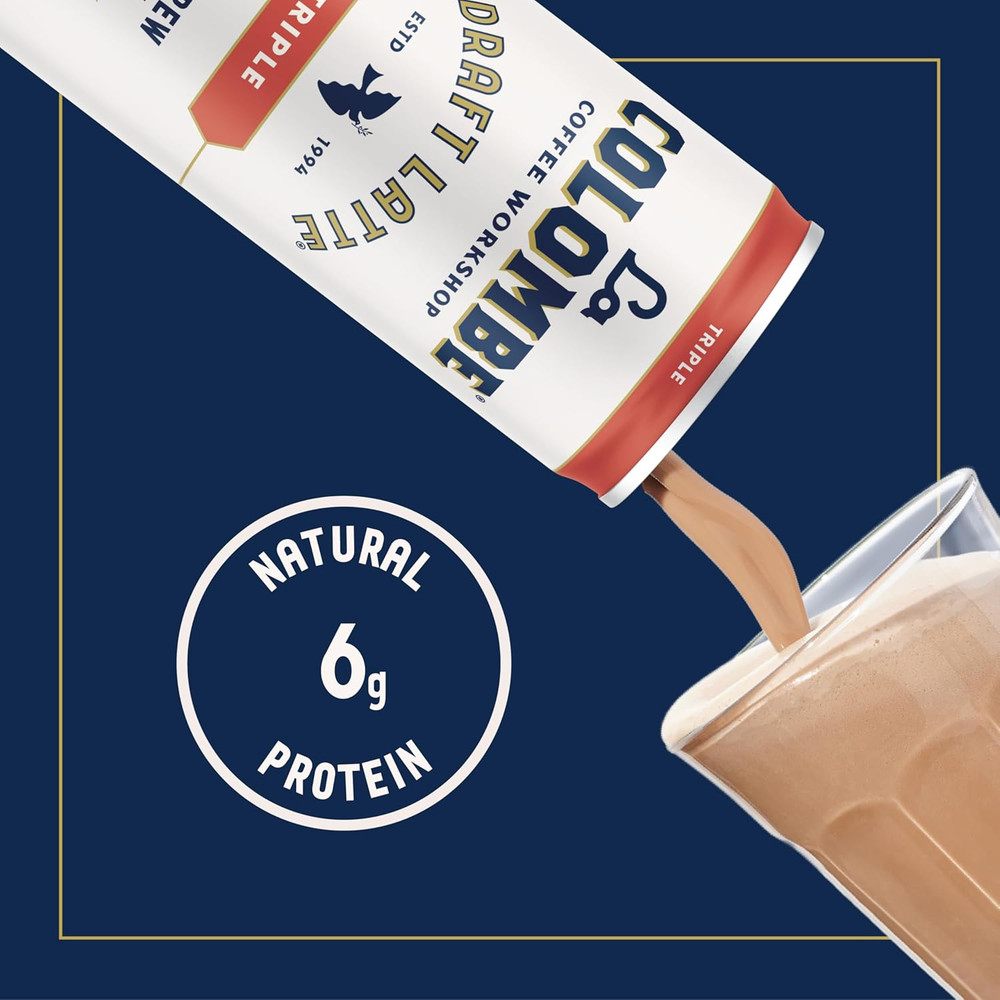 La Colombe, Latte Draft Triple, 9 Fl Oz, 4 Pack