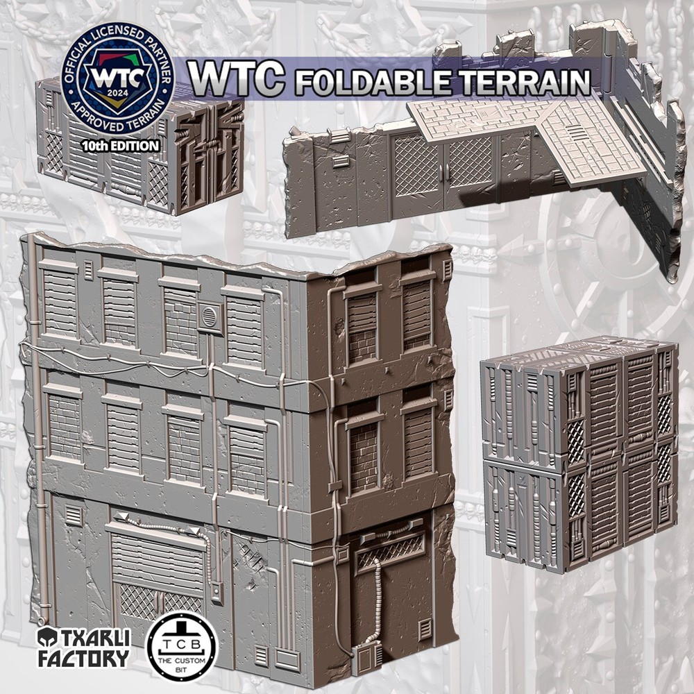 Sovietic - WTC 40K Official Foldable Terrain Set (10th Edition)