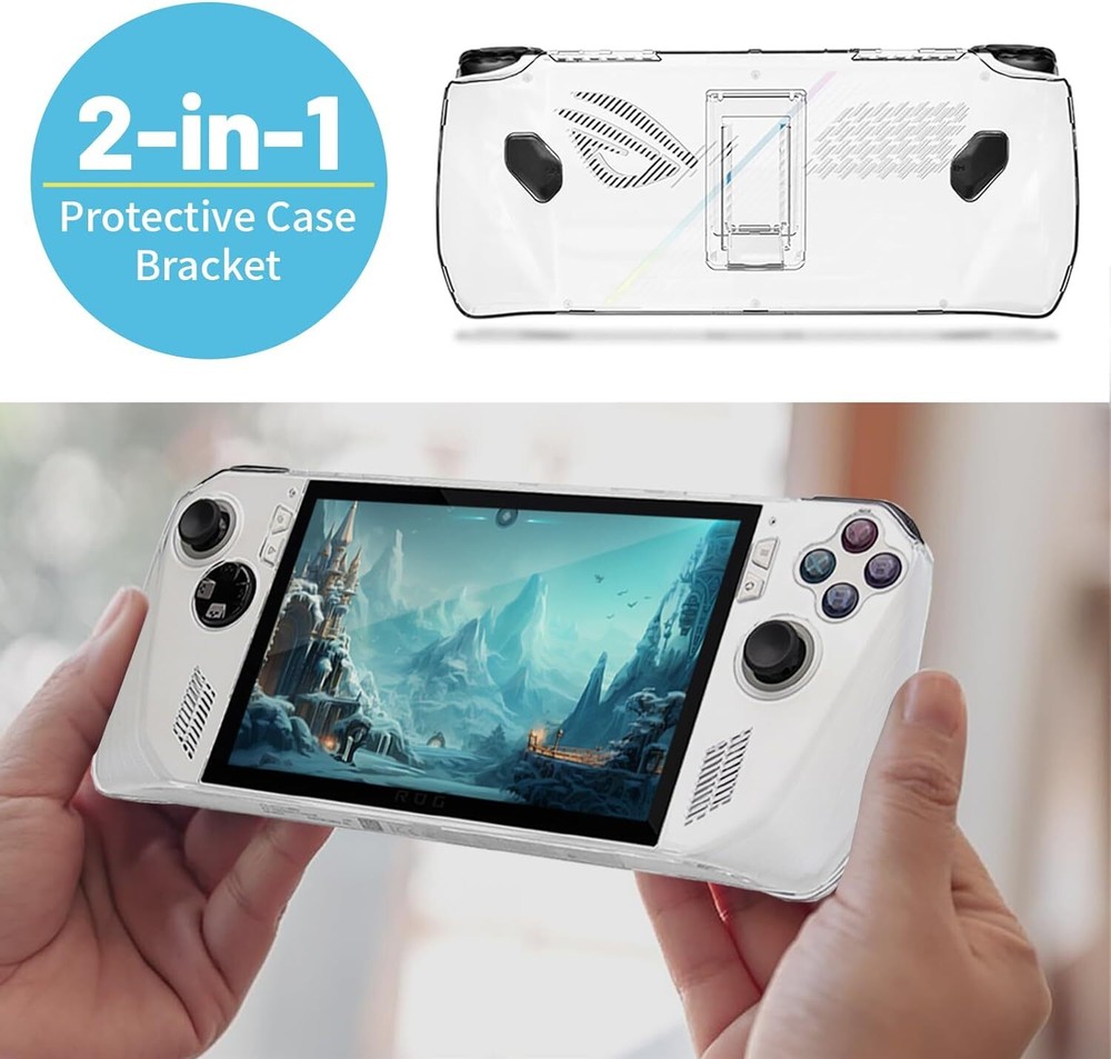 Protective Kickstand Case/ Glass Screen Protector Saver for ROG Ally Accessories