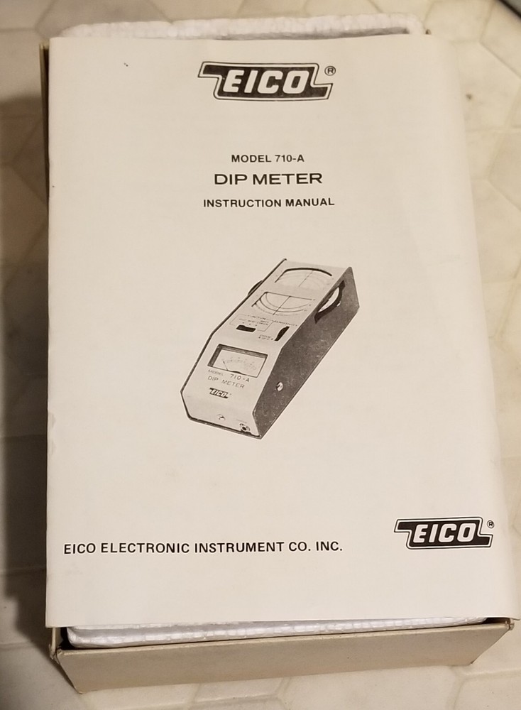 EICO 710-a Solid State Dip Meter with Attachments