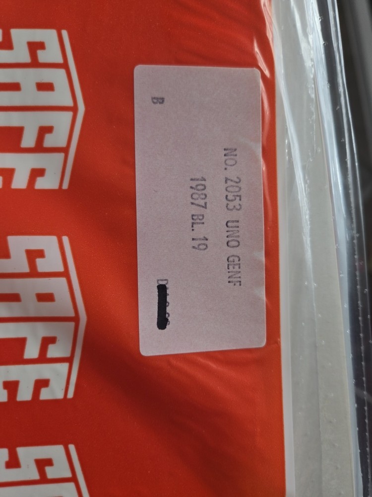 Safe Dual Supplement No 2053 Uno Genf 1987 BL 19